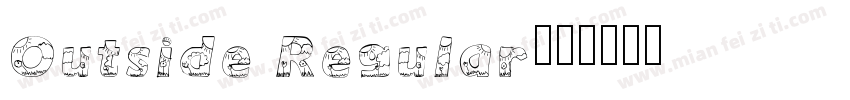 Outside Regular字体转换